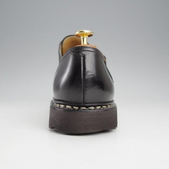 極美品★パラブーツ SIZE 8【定価￥96,800-★ウィリアム/WILLIAM】マルシェソール/ダブルモンク/リスレザー/NOIR/黒/Paraboot★j699