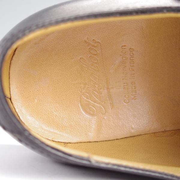 極美品★パラブーツ SIZE 8【定価￥96,800-★ウィリアム/WILLIAM】マルシェソール/ダブルモンク/リスレザー/NOIR/黒/Paraboot★j699