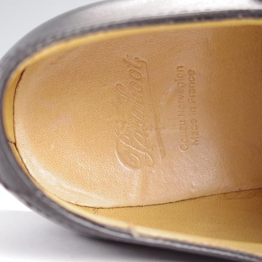 極美品★パラブーツ SIZE 8【定価￥96,800-★ウィリアム/WILLIAM】マルシェソール/ダブルモンク/リスレザー/NOIR/黒/Paraboot★j699