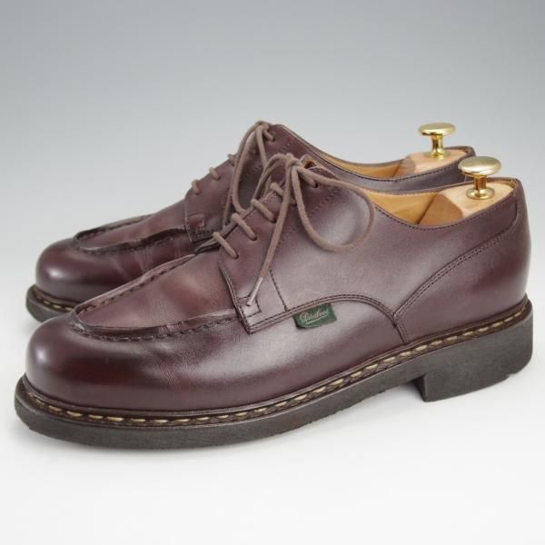極上★パラブーツ SIZE 7.5【定価￥96,800-★シャンボード/CHAMBORD】TEXソール/リスレザー/カフェ/CAFE/Uチップ/メンズ/Paraboot★j700
