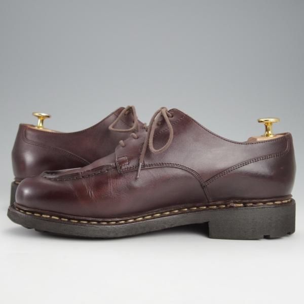 極上★パラブーツ SIZE 7.5【定価￥96,800-★シャンボード/CHAMBORD】TEXソール/リスレザー/カフェ/CAFE/Uチップ/メンズ/Paraboot★j700