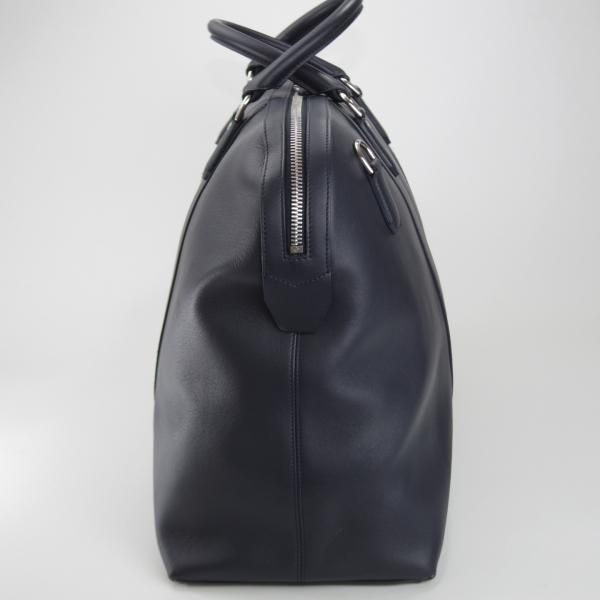 極美品★ダンヒル/dunhill【定価￥199,800-★HAMPSTED/ハムステッド/トラベルバッグ】レザー/ボストンバッグ/紺/ビジネス/バッグ/鞄★N5867