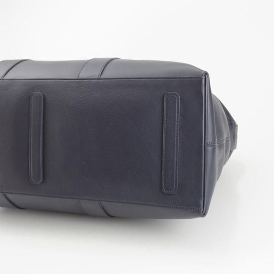 極美品★ダンヒル/dunhill【定価￥199,800-★HAMPSTED/ハムステッド/トラベルバッグ】レザー/ボストンバッグ/紺/ビジネス/バッグ/鞄★N5867