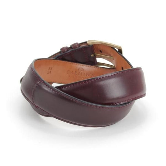 極上★(スペイン製)カルミナ 85cm/34インチ【定価￥33,000-★コードバン仕様/赤茶】ベルト/レザー/本革/ビジネス/メンズ/CARMINA★j701