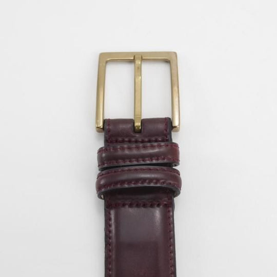 極上★(スペイン製)カルミナ 85cm/34インチ【定価￥33,000-★コードバン仕様/赤茶】ベルト/レザー/本革/ビジネス/メンズ/CARMINA★j701