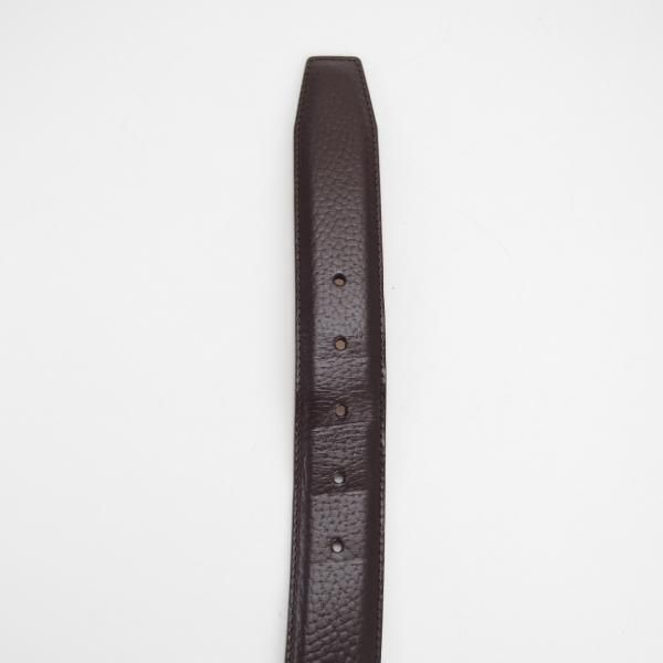 極上★クロケット&ジョーンズ 32インチ【定価2.4万円程度★ベルト/シボ革/濃茶】メンズ/レザー/革/Crockett&Jones★j702