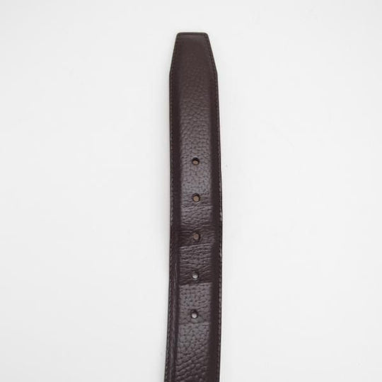 極上★クロケット&ジョーンズ 32インチ【定価2.4万円程度★ベルト/シボ革/濃茶】メンズ/レザー/革/Crockett&Jones★j702