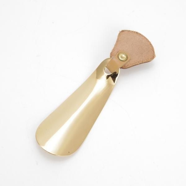 極上★ジョンロブ/JOHN LOBB【貴重★Parisロゴ時代のトラベルシューホーン/真鍮】靴べら/ゴールド/ビジネス/メンズ★j707