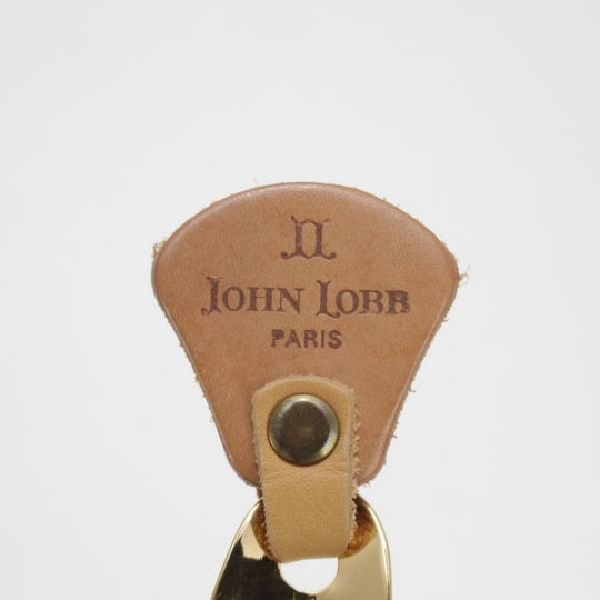 極上★ジョンロブ/JOHN LOBB【貴重★Parisロゴ時代のトラベルシューホーン/真鍮】靴べら/ゴールド/ビジネス/メンズ★j707