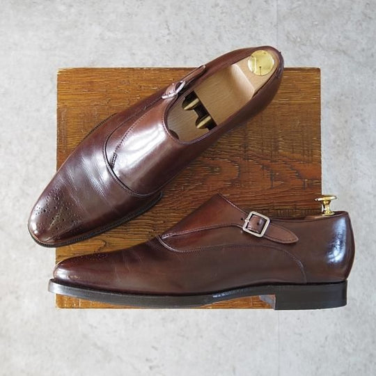 極上★クロケット&ジョーンズ 7D【定価￥115,500-★(浅草)ギルド・オブ・クラフツ監修/ハンドグレードライン】RODERICK/濃茶★j719