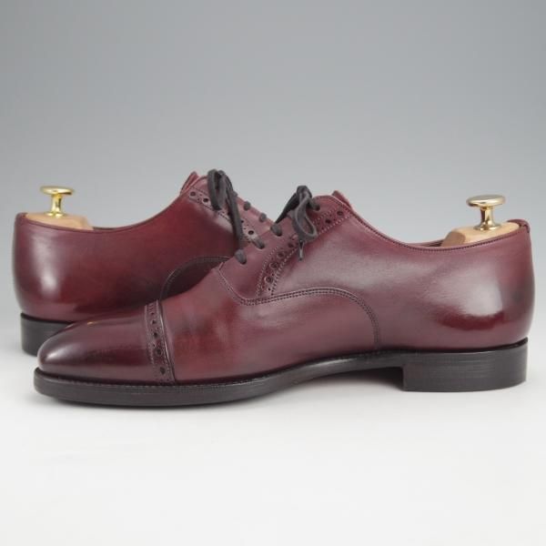 極上★(英)グレンソン 7E【現行定価￥98,890-★MACCLESFIELD/クォーターブローグ】カーフ/赤茶/メンズ/GRENSON★j720