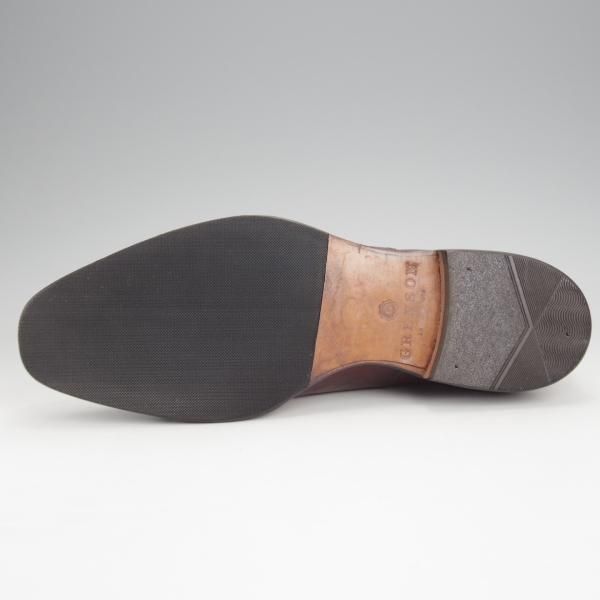 極上★(英)グレンソン 7E【現行定価￥98,890-★MACCLESFIELD/クォーターブローグ】カーフ/赤茶/メンズ/GRENSON★j720