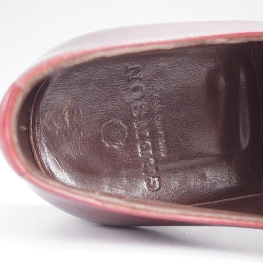 極上★(英)グレンソン 7E【現行定価￥98,890-★MACCLESFIELD/クォーターブローグ】カーフ/赤茶/メンズ/GRENSON★j720