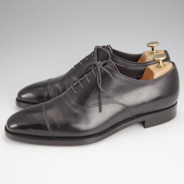 極上★三陽山長 SIZE 7.5【定価￥80,300-★友之介/R309ラスト】ストレートチップ/カーフ/黒/メンズ/TOMONOSUKE/Sanyo Yamacho★j721