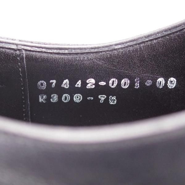極上★三陽山長 SIZE 7.5【定価￥80,300-★友之介/R309ラスト】ストレートチップ/カーフ/黒/メンズ/TOMONOSUKE/Sanyo Yamacho★j721