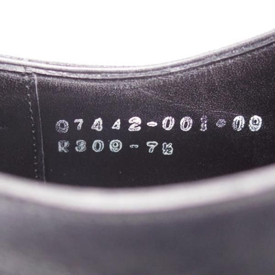 極上★三陽山長 SIZE 7.5【定価￥80,300-★友之介/R309ラスト】ストレートチップ/カーフ/黒/メンズ/TOMONOSUKE/Sanyo Yamacho★j721