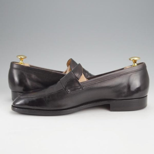 ★ジョンロブ 6.5E【貴重★ミュージアムカーフ/KIPLING/4596ラスト】コインローファー/スリッポン/黒/JOHN LOBB★j722