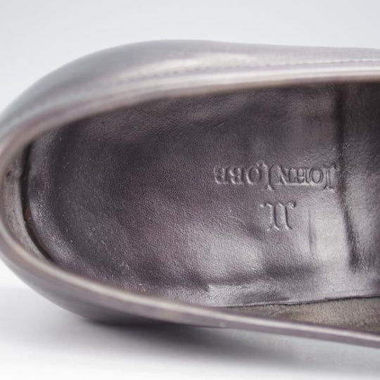 ★ジョンロブ 6.5E【貴重★ミュージアムカーフ/KIPLING/4596ラスト】コインローファー/スリッポン/黒/JOHN LOBB★j722