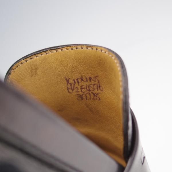 ★ジョンロブ 6.5E【貴重★ミュージアムカーフ/KIPLING/4596ラスト】コインローファー/スリッポン/黒/JOHN LOBB★j722