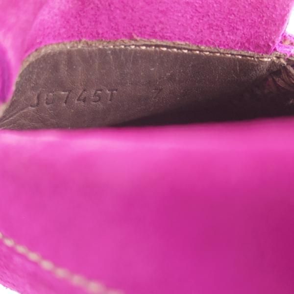 極美品★(米)トム・フォード SIZE 7【★タッセルローファー/キルト】スエード/パープル/メンズ/TOM FORD★j723