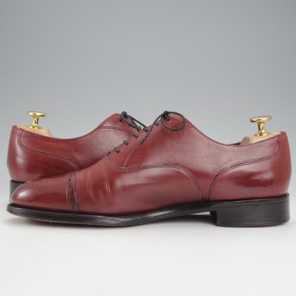 ★(英)グレンソン 7.5EF【125周年モデル★LIMITED EDITION/パンチドキャップトゥ】KEATS/6322/カーフ/CLARET/赤茶/GRENSON★j730