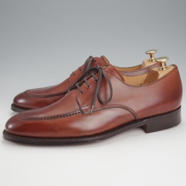 未使用★チャーチ 85F/UK8.5【★KINGSTHORPE/108ラスト】4都市ロゴ/Uチップ/ネバダカーフ/WALNUT/茶/Church's★j733