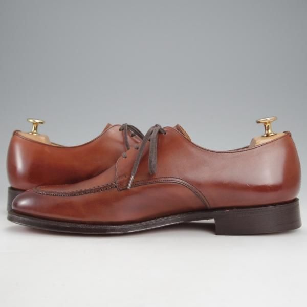 未使用★チャーチ 85F/UK8.5【★KINGSTHORPE/108ラスト】4都市ロゴ/Uチップ/ネバダカーフ/WALNUT/茶/Church's★j733