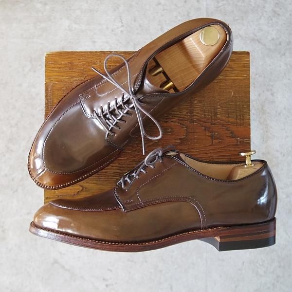 未使用★オールデン 9D【貴重★シガー色/コードバン仕様/54425】モディファイドラスト/Vチップ/茶/メンズ/ALDEN★j734