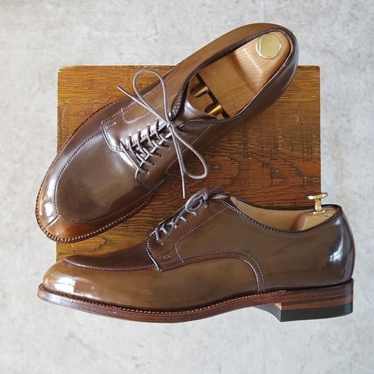 未使用★オールデン 9D【貴重★シガー色/コードバン仕様/54425】モディファイドラスト/Vチップ/茶/メンズ/ALDEN★j734