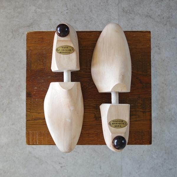 極上★(東欧)VASS/ヴァーシュ SIZE 39【貴重★純正シューツリー/Fラスト】木製シューキーパー/メンズ★j745