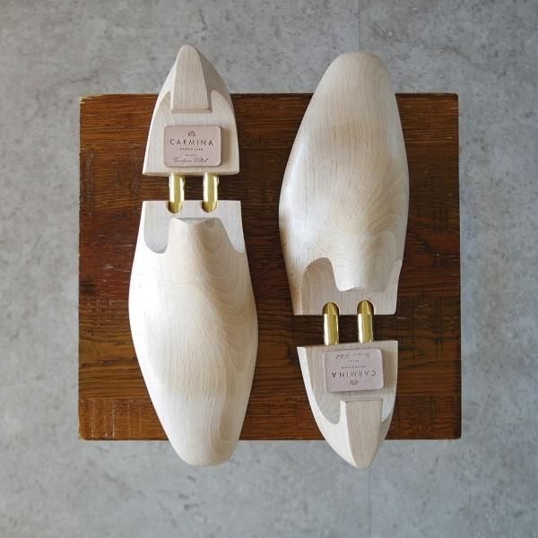 美品★(スペイン製)CARMINA/カルミナ SIZE 7【★純正シューツリー】木製シューキーパー★j758