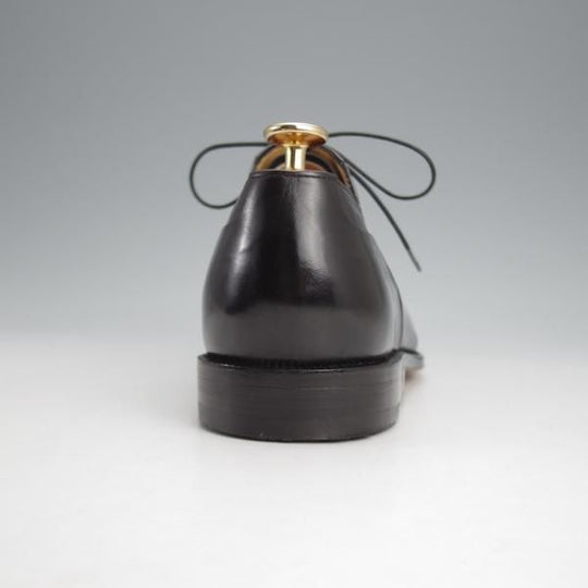 極美品★(伊)タニノクリスチー SIZE 5.5【定価15万円以上★レベルソ仕立て/ストレートチップ】カーフ/黒/メンズ/TANINO CRISCI★j769