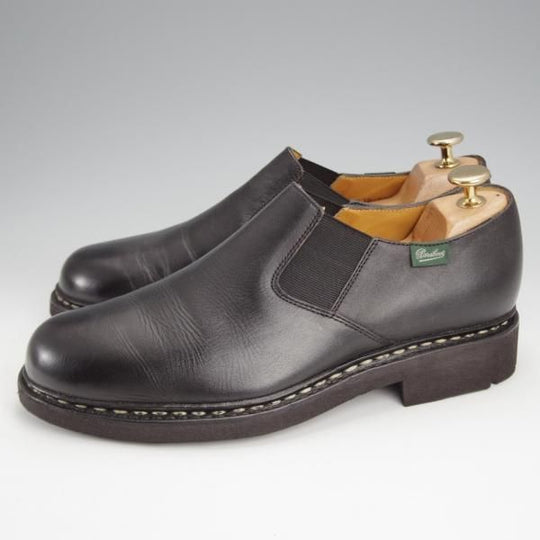 極美品★パラブーツ SIZE 6【定価￥72,600-★PHOTON/フォトン/サイドエラスティック】TEXソール/リスレザー/NOIR/黒/Paraboot★j771