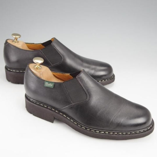 極美品★パラブーツ SIZE 6【定価￥72,600-★PHOTON/フォトン/サイドエラスティック】TEXソール/リスレザー/NOIR/黒/Paraboot★j771