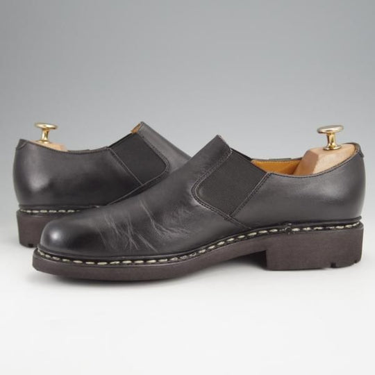 極美品★パラブーツ SIZE 6【定価￥72,600-★PHOTON/フォトン/サイドエラスティック】TEXソール/リスレザー/NOIR/黒/Paraboot★j771