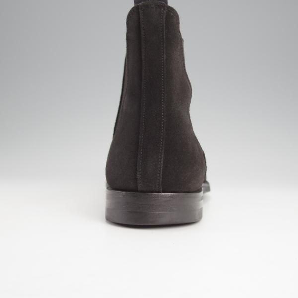 美品★クロケット&ジョーンズ 7.5E【定価￥101,200-★サイドゴアブーツ/CHELSEA 8】CITYソール/スエード/黒/Crockett&Jones★j772