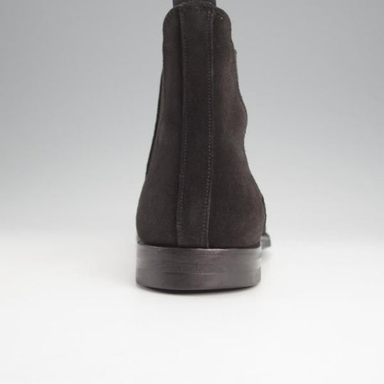 美品★クロケット&ジョーンズ 7.5E【定価￥101,200-★サイドゴアブーツ/CHELSEA 8】CITYソール/スエード/黒/Crockett&Jones★j772