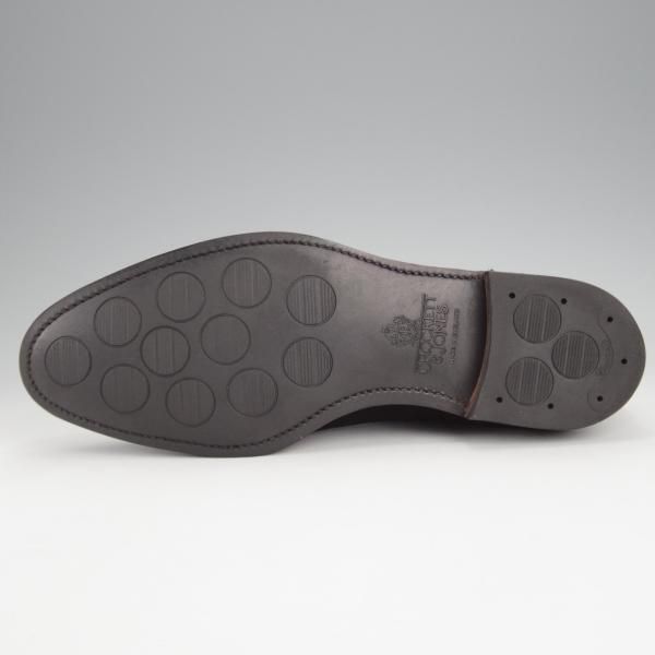 美品★クロケット&ジョーンズ 7.5E【定価￥101,200-★サイドゴアブーツ/CHELSEA 8】CITYソール/スエード/黒/Crockett&Jones★j772