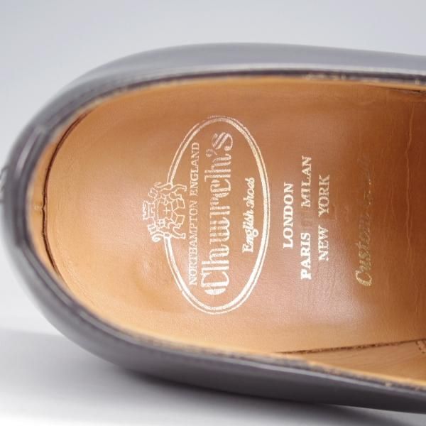 極美品★チャーチ 100G/UK10【現行定価￥176,000-★コンサル/CONSUL】173ラスト/ストレートチップ/黒/メンズ/Church's★j773