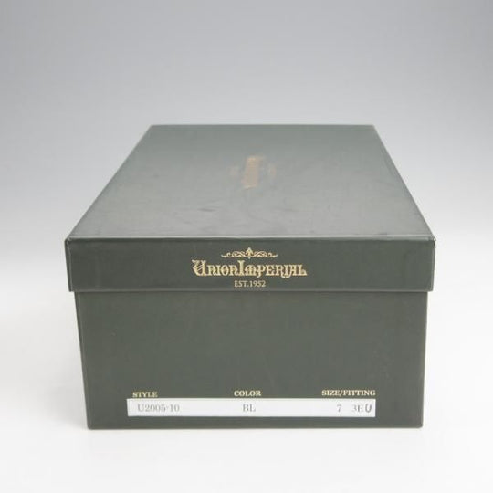 ほぼ試着程度★ユニオンインペリアル SIZE 7【定価￥42,900-★撥水なめし革/U2005】ストレートチップ/黒/メンズ/Union Imperial★j778