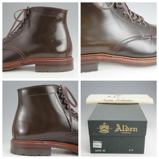 未使用★オールデン 8D【貴重★シガー色/コードバン仕様/タンカーブーツ】D1962HC/バリーラスト/茶/メンズ/ALDEN★j781