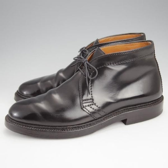 極上★オールデン 7D【定価￥189,200-★コードバン仕様/1340/ユナイテッドアローズ別注】バリーラスト/チャッカブーツ/黒/ALDEN★j784