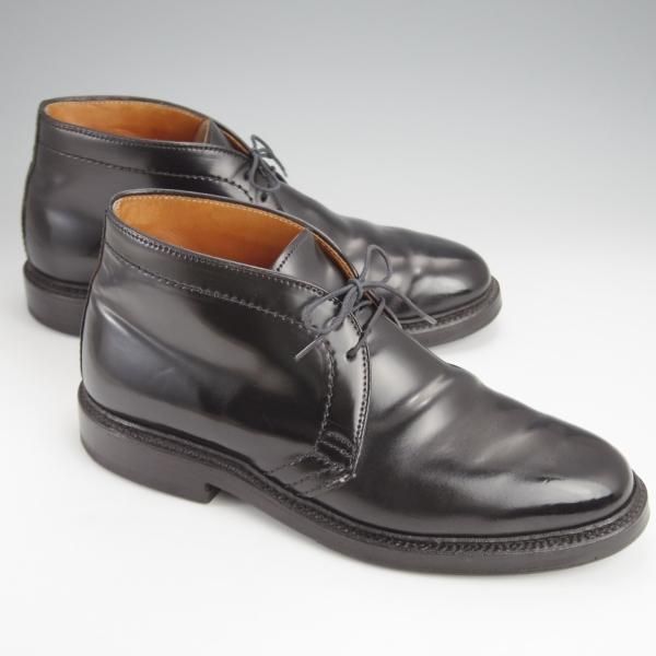 極上★オールデン 7D【定価￥189,200-★コードバン仕様/1340/ユナイテッドアローズ別注】バリーラスト/チャッカブーツ/黒/ALDEN★j784