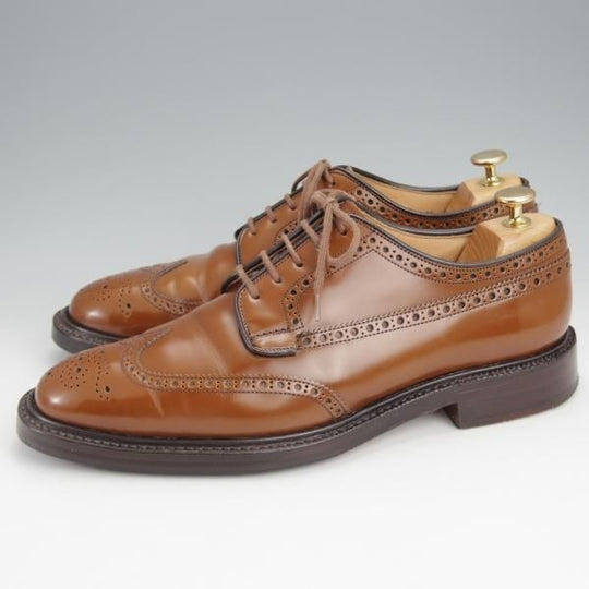 極上★チャーチ 80F/UK8【定価￥198,000-★グラフトン/GRAFTON】173ラスト/フルブローグサンダルウッド/茶/メンズ/Church's★j785