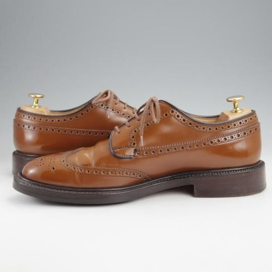 極上★チャーチ 80F/UK8【定価￥198,000-★グラフトン/GRAFTON】173ラスト/フルブローグサンダルウッド/茶/メンズ/Church's★j785