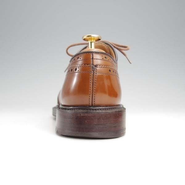 極上★チャーチ 80F/UK8【定価￥198,000-★グラフトン/GRAFTON】173ラスト/フルブローグサンダルウッド/茶/メンズ/Church's★j785