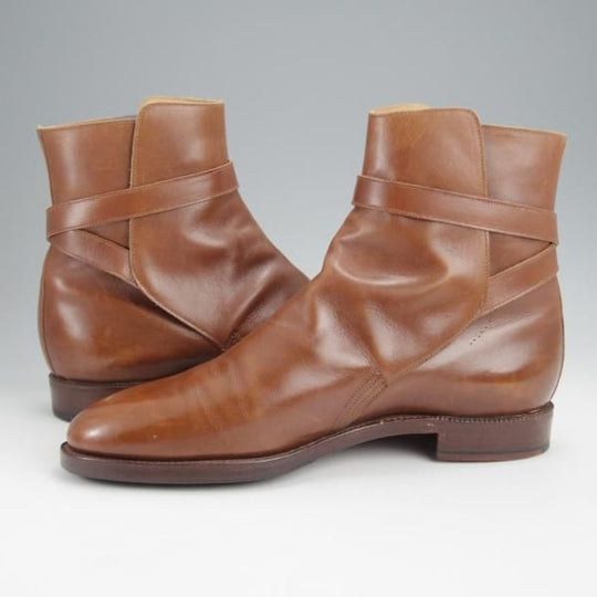 ★ジョンロブ 5.5E【貴重★PARISロゴ時代の製品/JODHPUR/236ラスト】ジョッパーブーツ/茶/メンズ/JOHN LOBB★j787