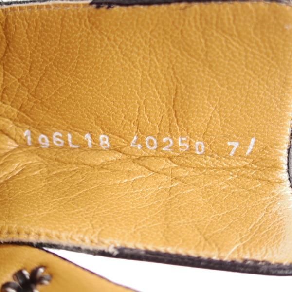 未使用★(伊)アメデオ・テストーニ SIZE 7.5【定価20万円程度★ノルベジェーゼ製法/ディアスキン(鹿革)】ブーツ/黒★j788