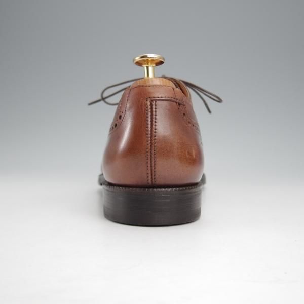 ★クロケット&ジョーンズ 8E【定価￥84,700-★マスターロイド/DOWNING/ハンドグレード】330ラスト/フルブローグ/茶/Crockett&Jones★j789