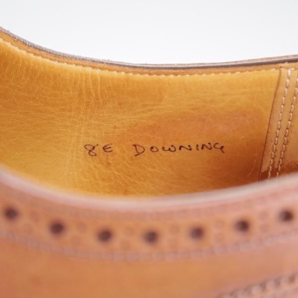 ★クロケット&ジョーンズ 8E【定価￥84,700-★マスターロイド/DOWNING/ハンドグレード】330ラスト/フルブローグ/茶/Crockett&Jones★j789